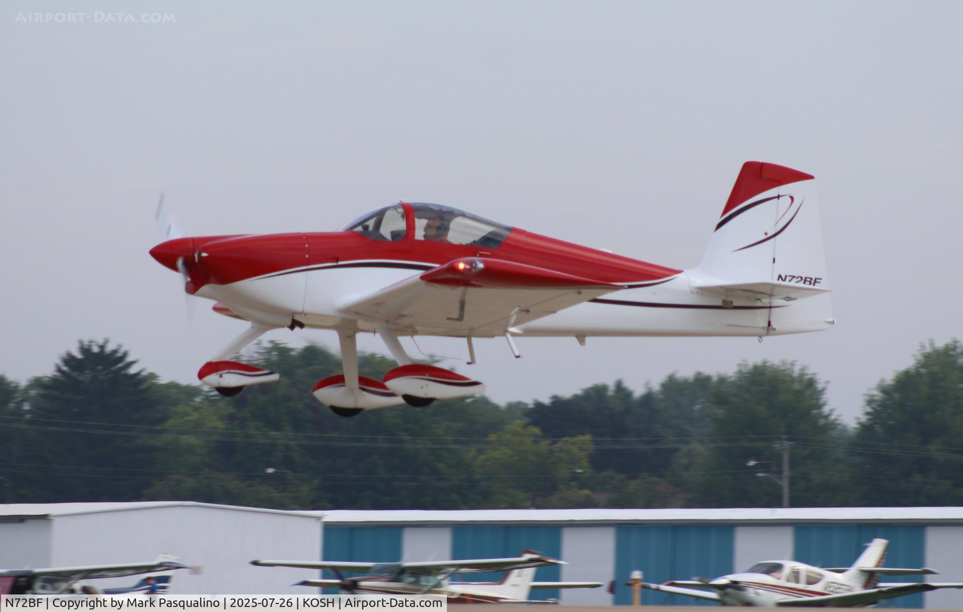 N72BF, 2008 Vans RV-7A C/N 72211, Vans RV-7A