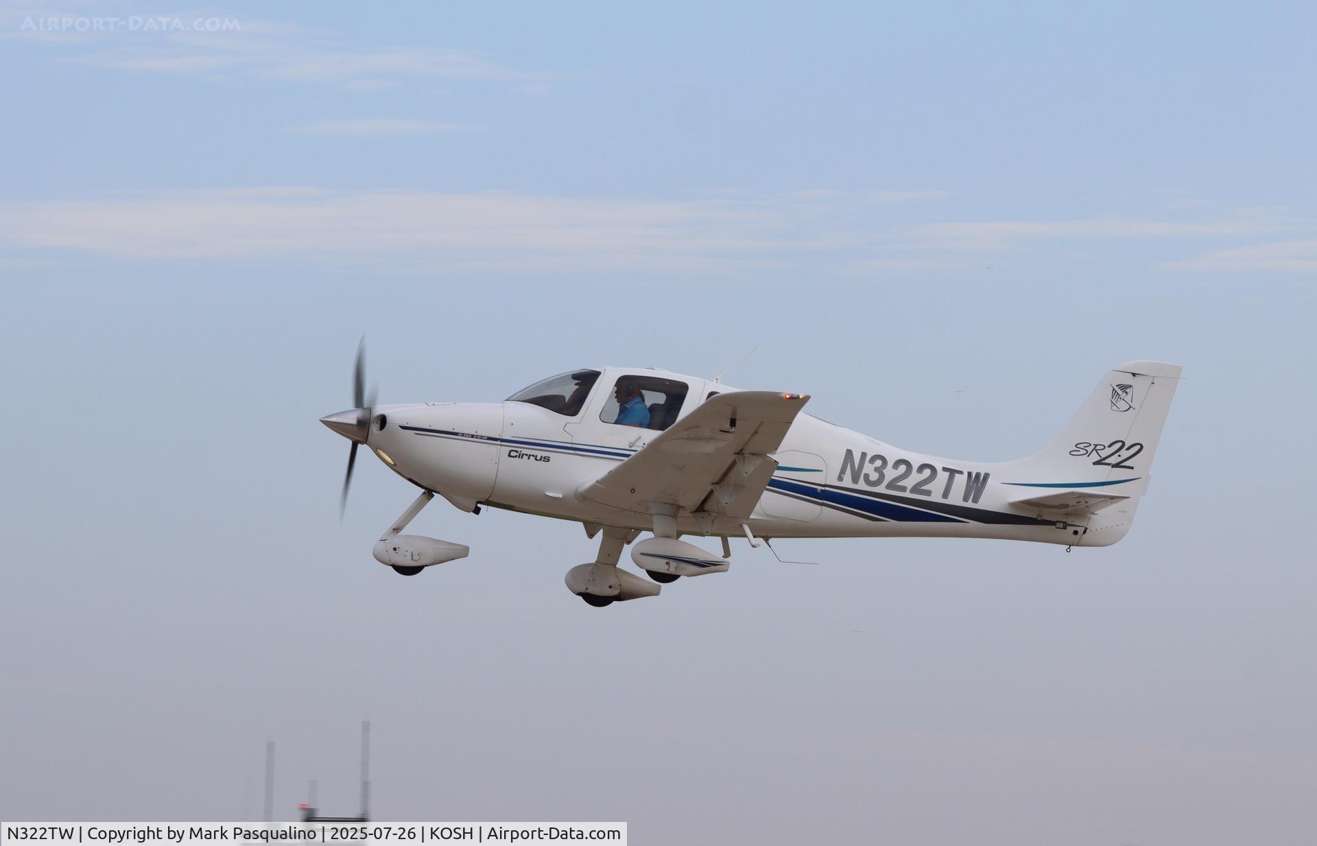 N322TW, 2002 Cirrus SR22 C/N 0312, Cirrus SR22