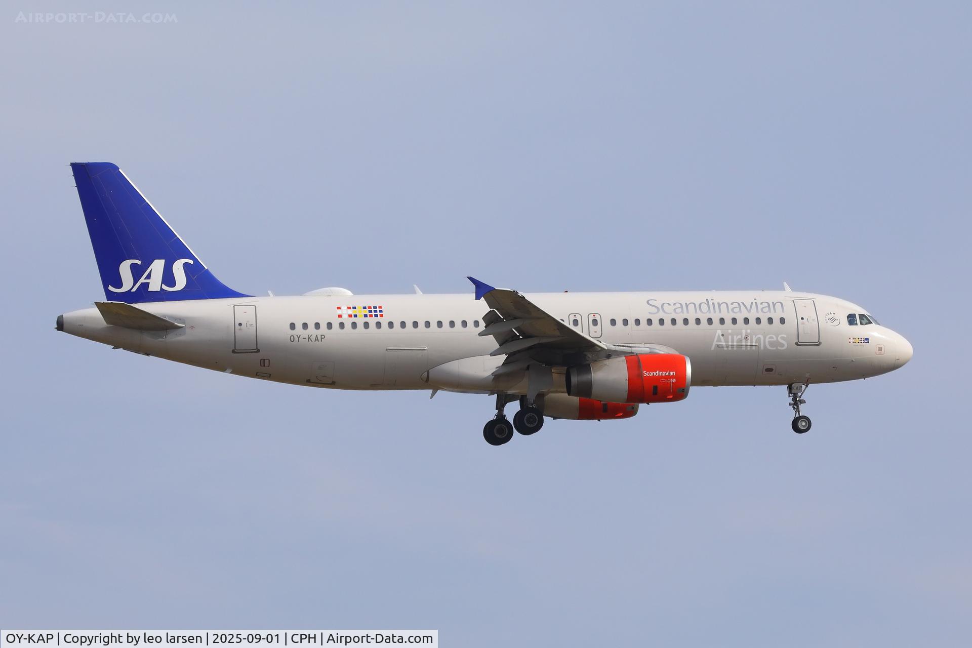 OY-KAP, 2007 Airbus A320-232 C/N 3086, Copenhagen 1.9.2025