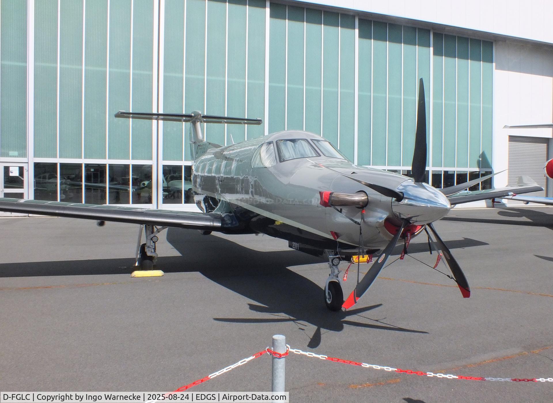 D-FGLC, 2023 Pilatus PC-12 NGX C/N 2311, Pilatus PC-12 NGX at the 2025 Flughafenfest (airport open day) at Siegerlandflughafen (Siegerland airport), Burbach