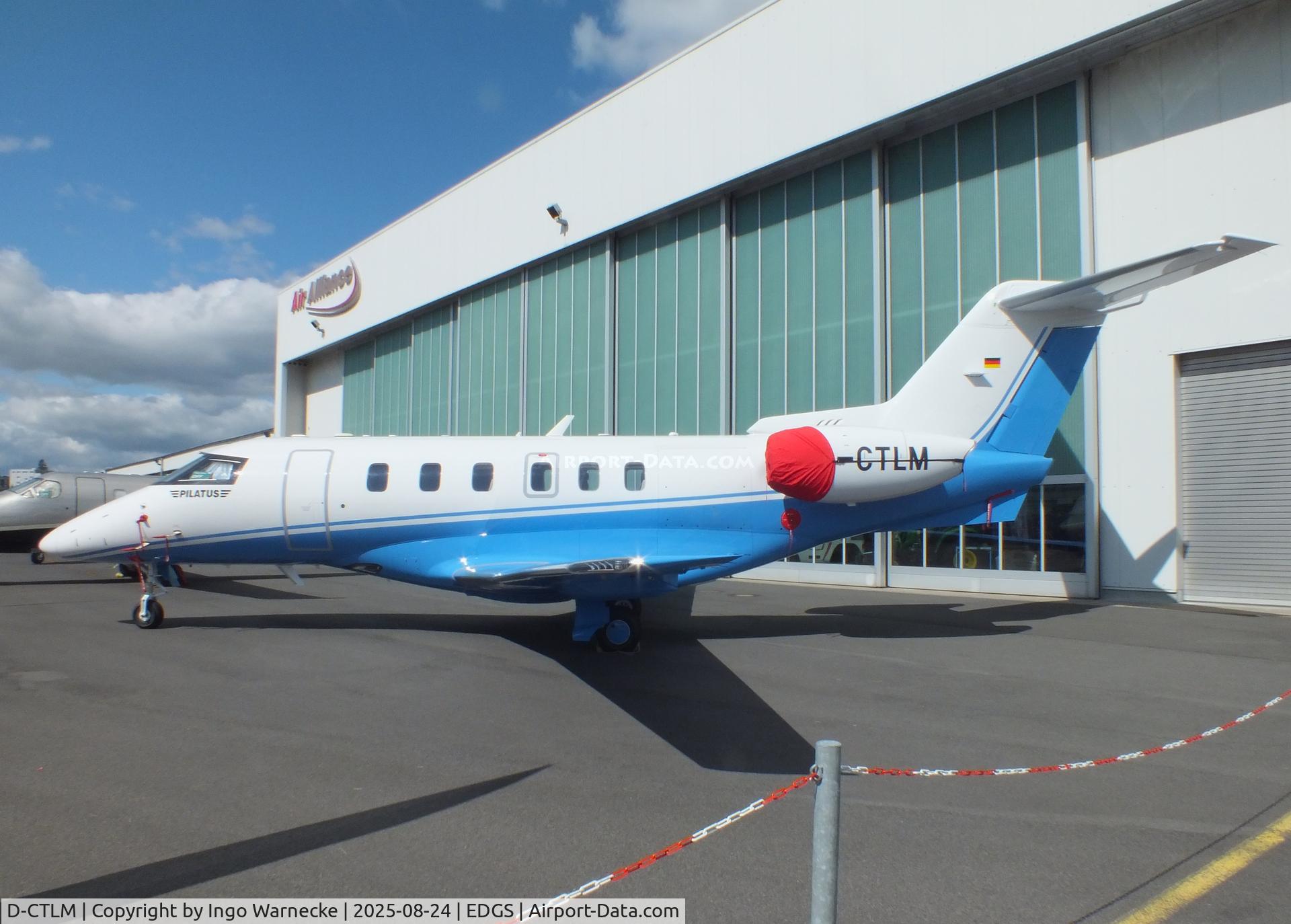 D-CTLM, Pilatus PC-24 C/N 188, Pilatus PC-24 at the 2025 Flughafenfest (airport open day) at Siegerlandflughafen (Siegerland airport), Burbach