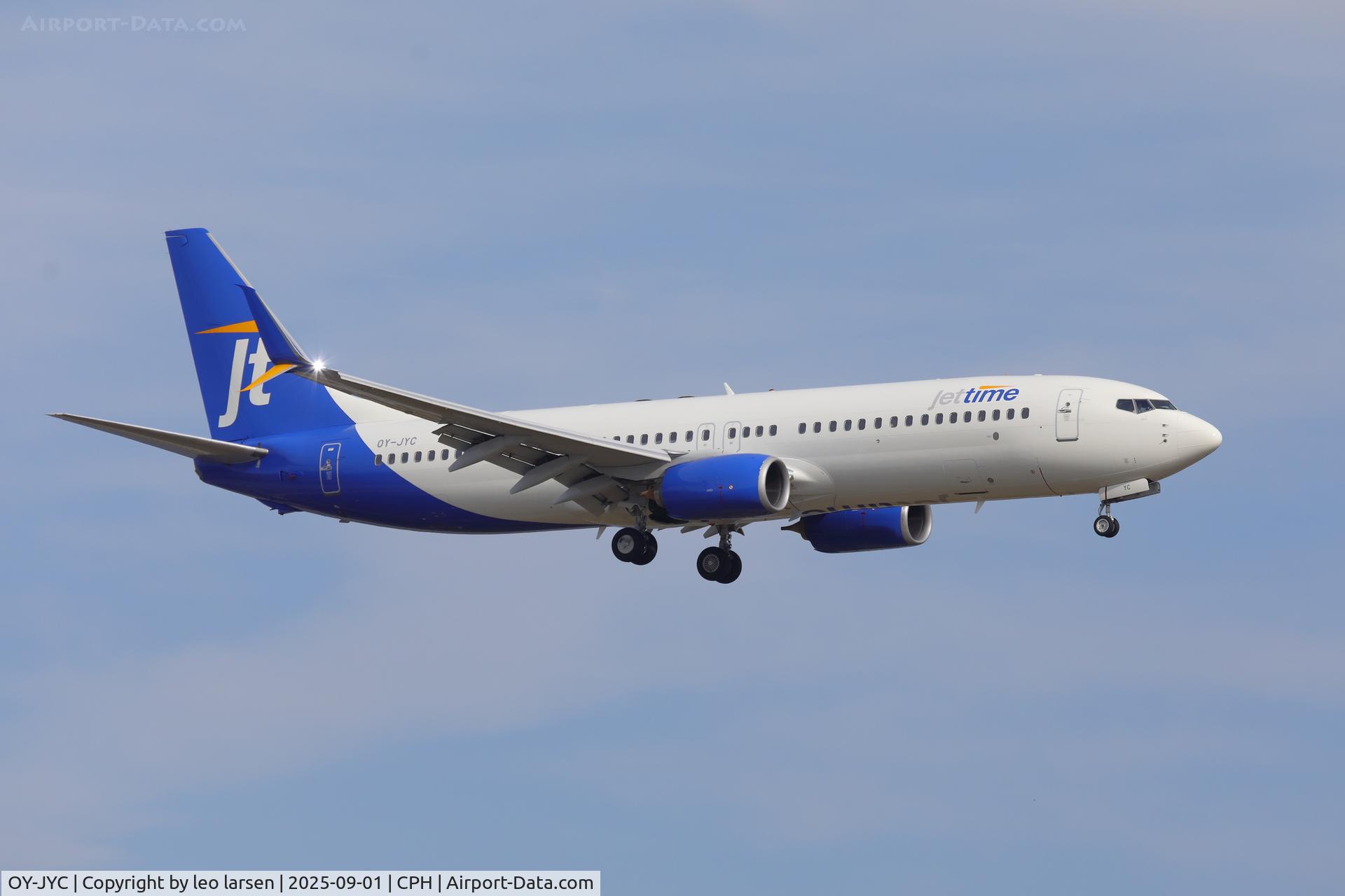 OY-JYC, 2015 Boeing B737-8KN C/N 40274, Copenhagen 1.9.2025