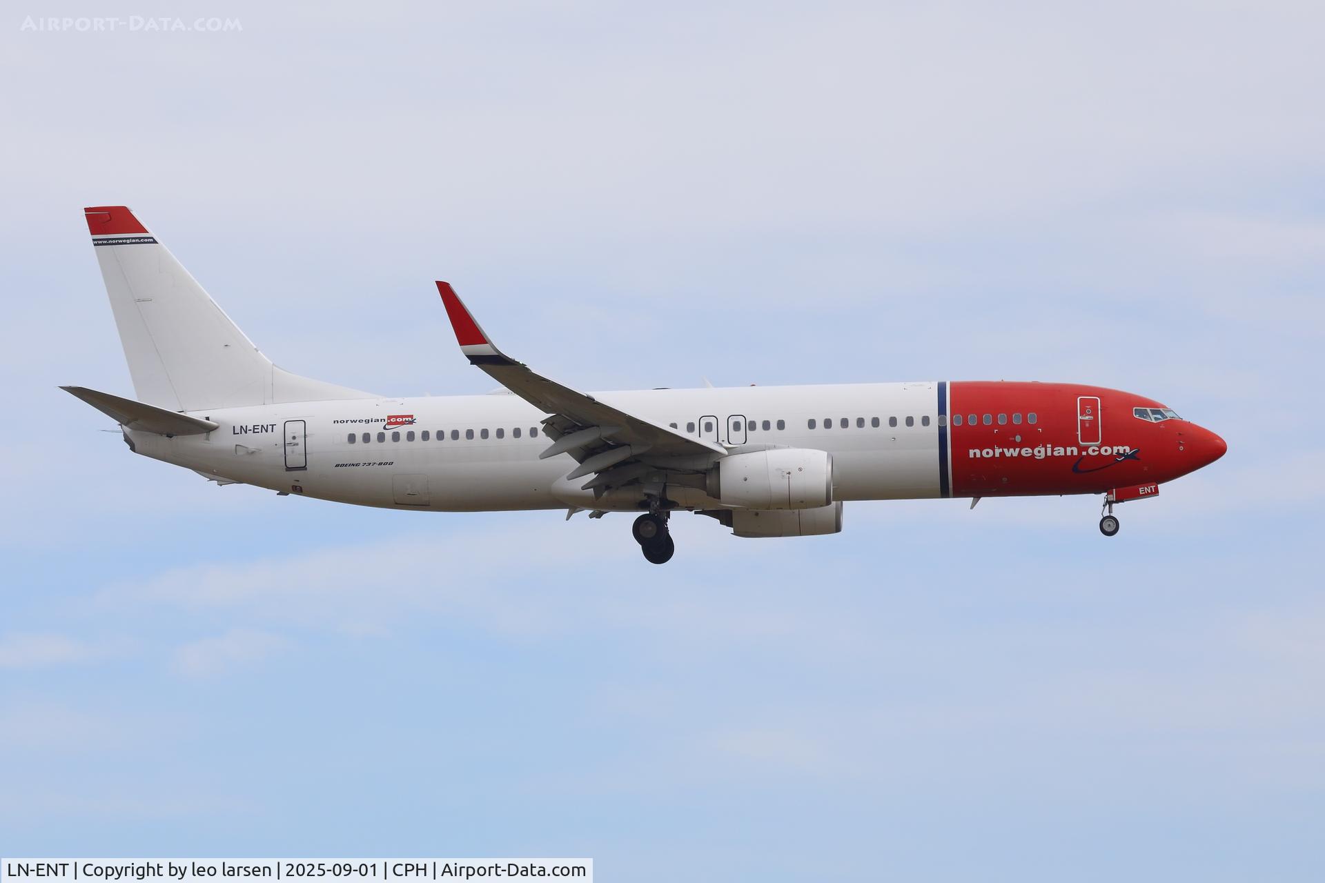 LN-ENT, 2017 Boeing 737-8JP C/N 42282, VCopenhagen 1.9.2025