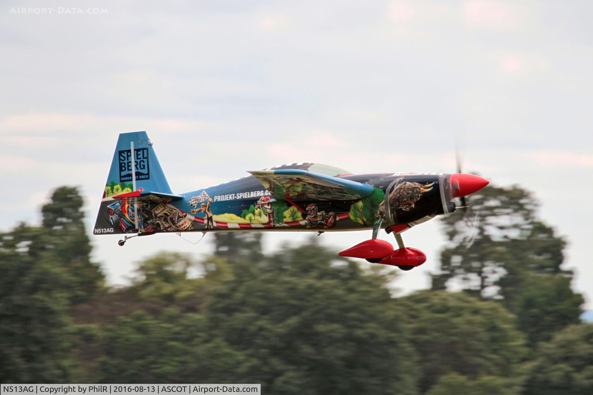 N513AG, Zivko Edge 540 C/N 0050V3, N513AG 2014 ZAI Edge 540 Red Bull Air Races Ascot 