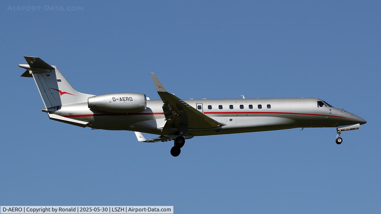 D-AERO, 2015 Embraer EMB-135BJ Legacy 650 C/N 14501214, at zrh
