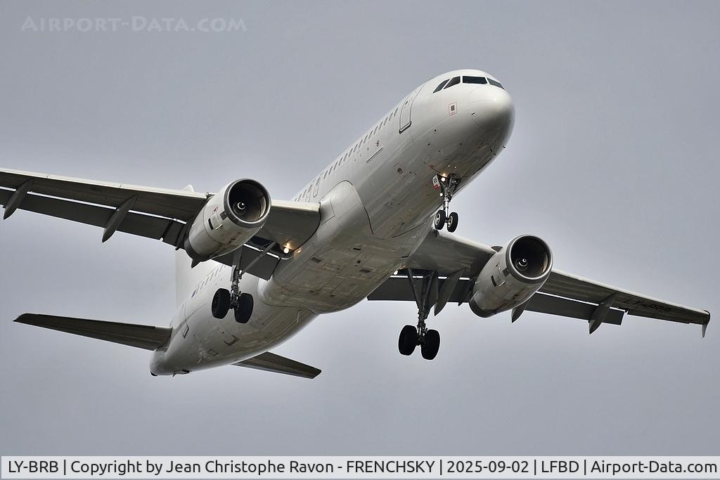 LY-BRB, 2004 Airbus A320-232 C/N 2108, Tunis (TUN)	Bordeaux (BOD)	TU628