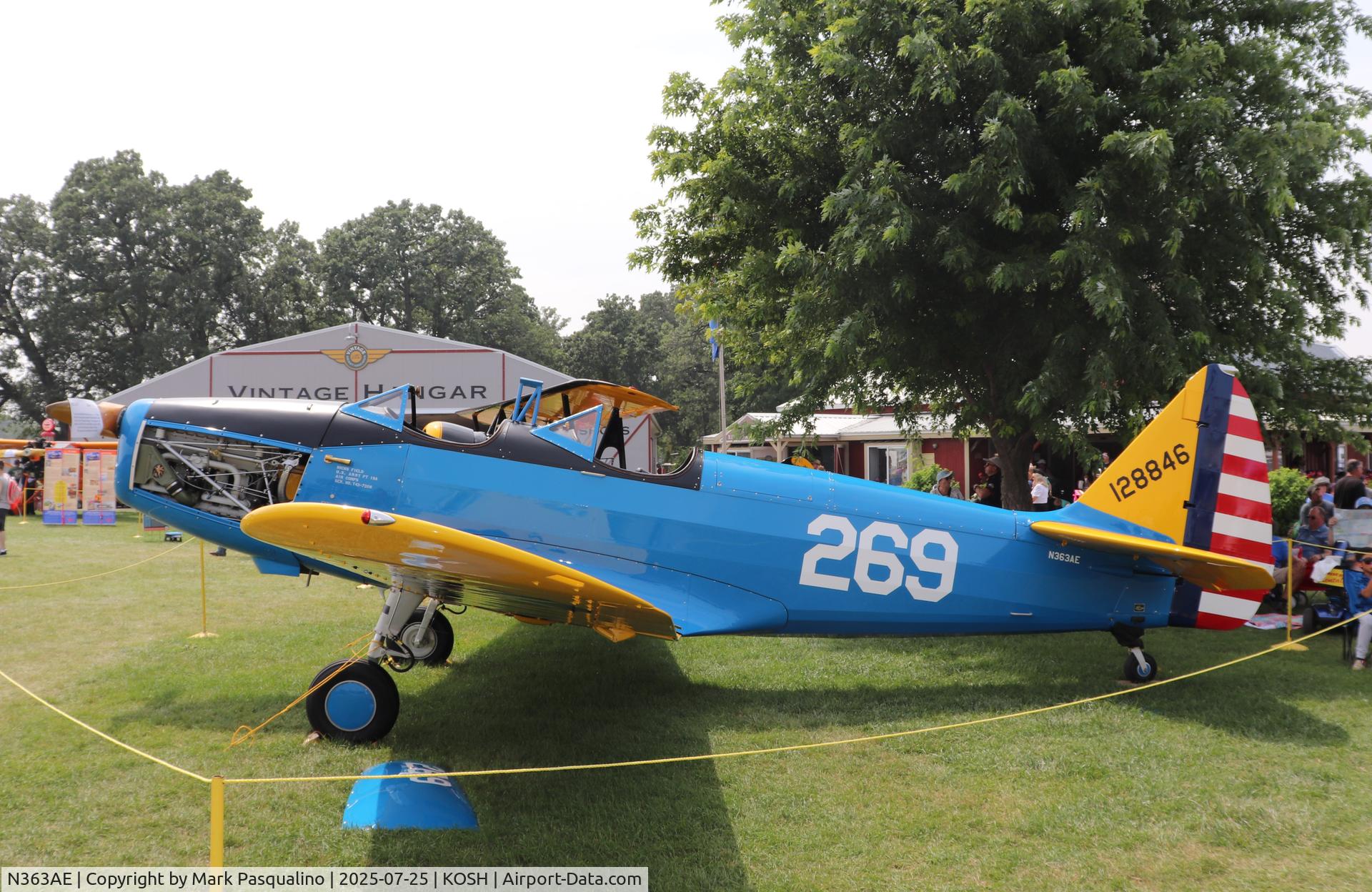 N363AE, 1943 Fairchild M-62A C/N T43-7208, Fairchild PT-19A
