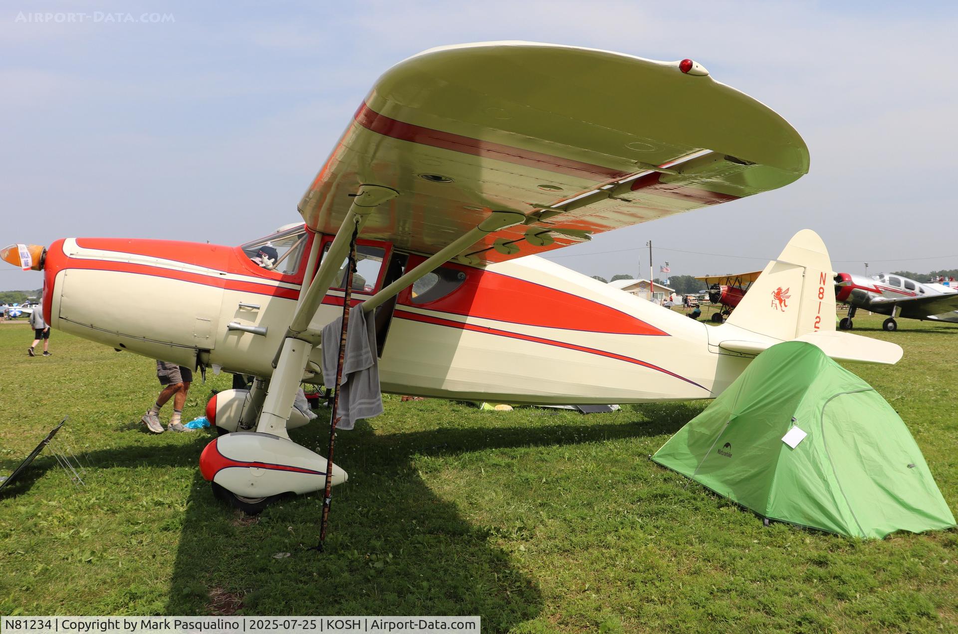 N81234, 1946 Fairchild 24R-46 C/N R46-135, Fairchild 24R-46