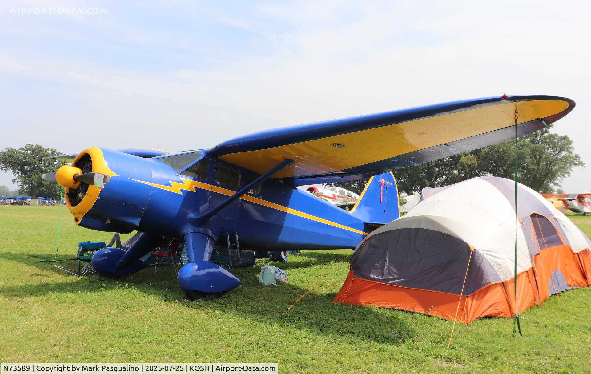 N73589, Stinson V77 Reliant C/N 77-340, Stinson V77