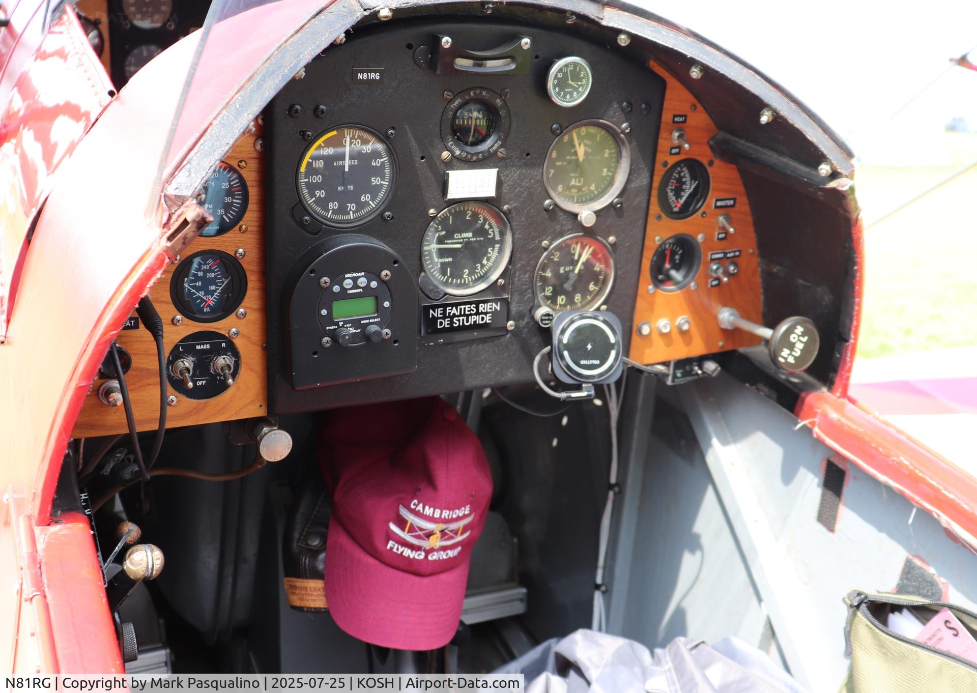 N81RG, 1958 Stampe-Vertongen SV-4C C/N 1089, Stampe SV-4C