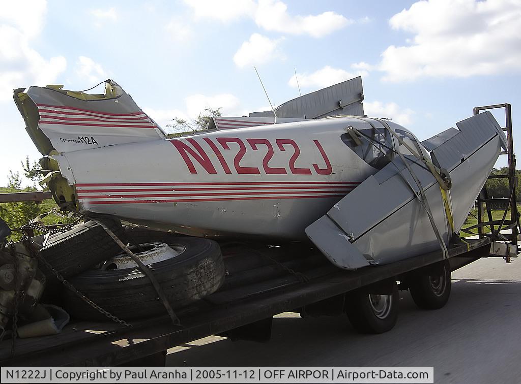 N1222J, 1974 Aero Commander 112 C/N 222, Shot on I-275 near Brandon FL