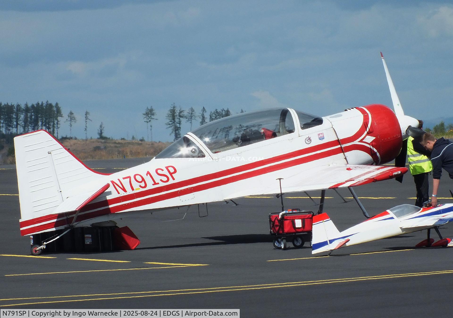 N791SP, 1991 Technoavia SP-91 C/N 02-05, Technoavia SP-91 at the 2025 Flughafenfest (airport open day) at Siegerlandflughafen (Siegerland airport), Burbach