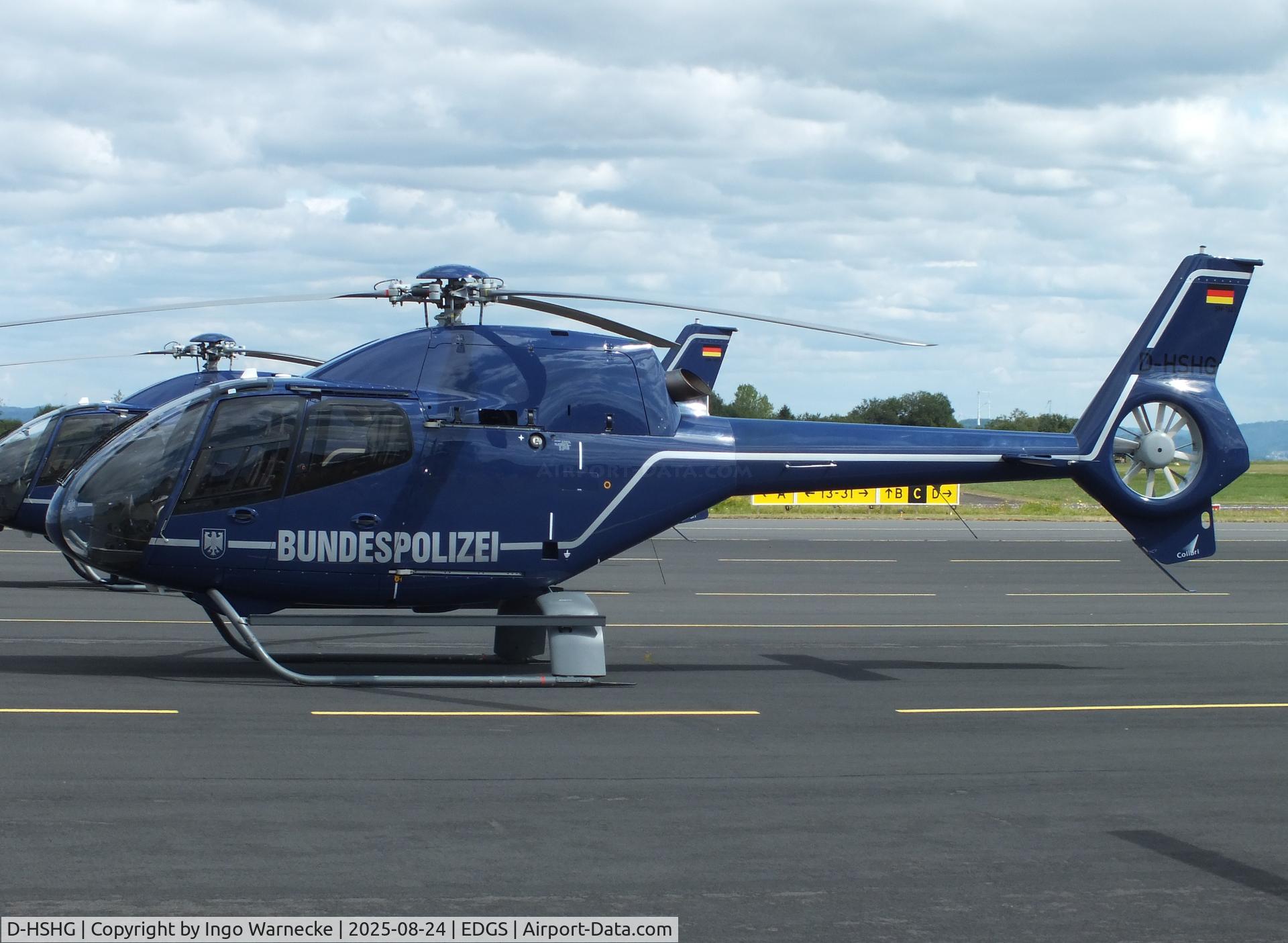 D-HSHG, 2011 Eurocopter EC-120B Colibri C/N 1661, Eurocopter EC120B Colibri of the Bundespolizei (german federal police) at the 2025 Flughafenfest (airport open day) at Siegerlandflughafen (Siegerland airport), Burbach