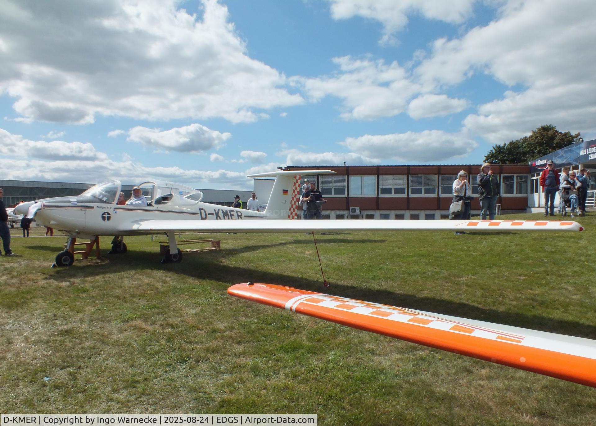 D-KMER, 1983 Valentin Taifun 17E C/N 1018, Valentin Taifun 17E at the 2025 Flughafenfest (airport open day) at Siegerlandflughafen (Siegerland airport), Burbach
