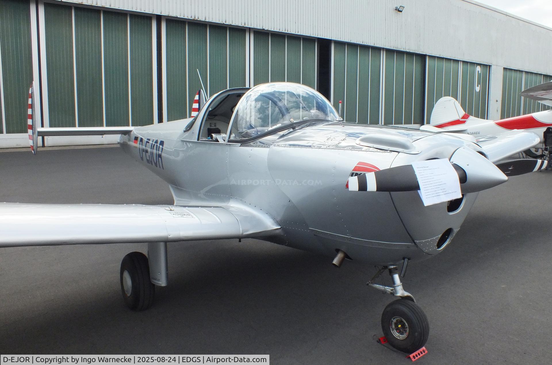 D-EJOR, 1947 Erco 415CD Ercoupe C/N 4737, ERCO 415-CD Ercoupe at the 2025 Flughafenfest (airport open day) at Siegerlandflughafen (Siegerland airport), Burbach