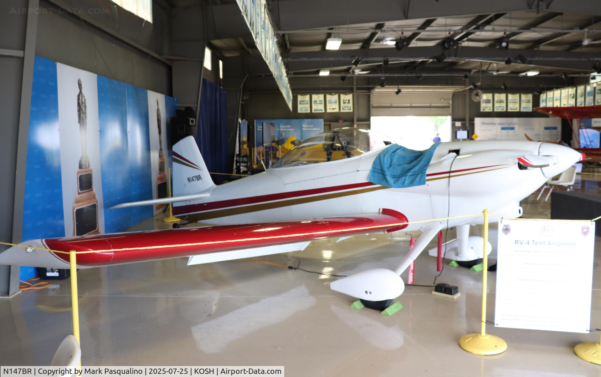N147BR, 1995 Vans RV-4 C/N 2112, Vans RV-4