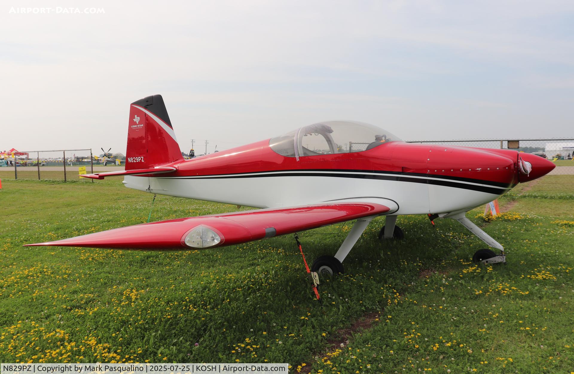N829PZ, 2007 Vans RV-7A C/N 70829, Vans RV-7A