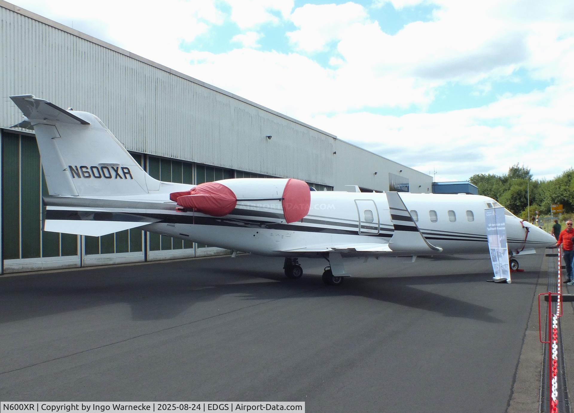 N600XR, 2007 Learjet 60 C/N 330, Learjet 60 at the 2025 Flughafenfest (airport open day) at Siegerlandflughafen (Siegerland airport), Burbach
