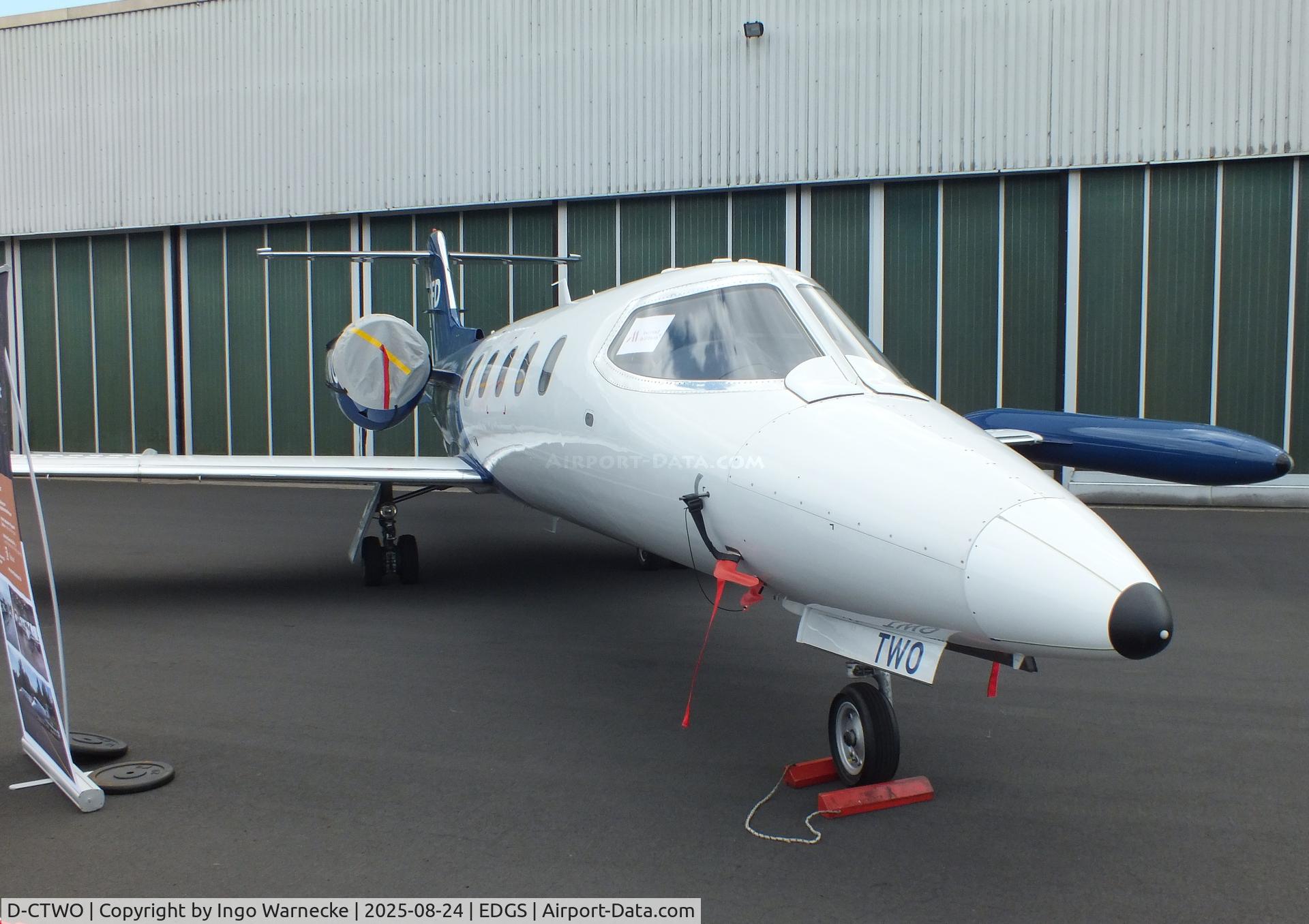 D-CTWO, 1983 Gates Learjet 35A C/N 35A-504, Gates Learjet 35A at the 2025 Flughafenfest (airport open day) at Siegerlandflughafen (Siegerland airport), Burbach