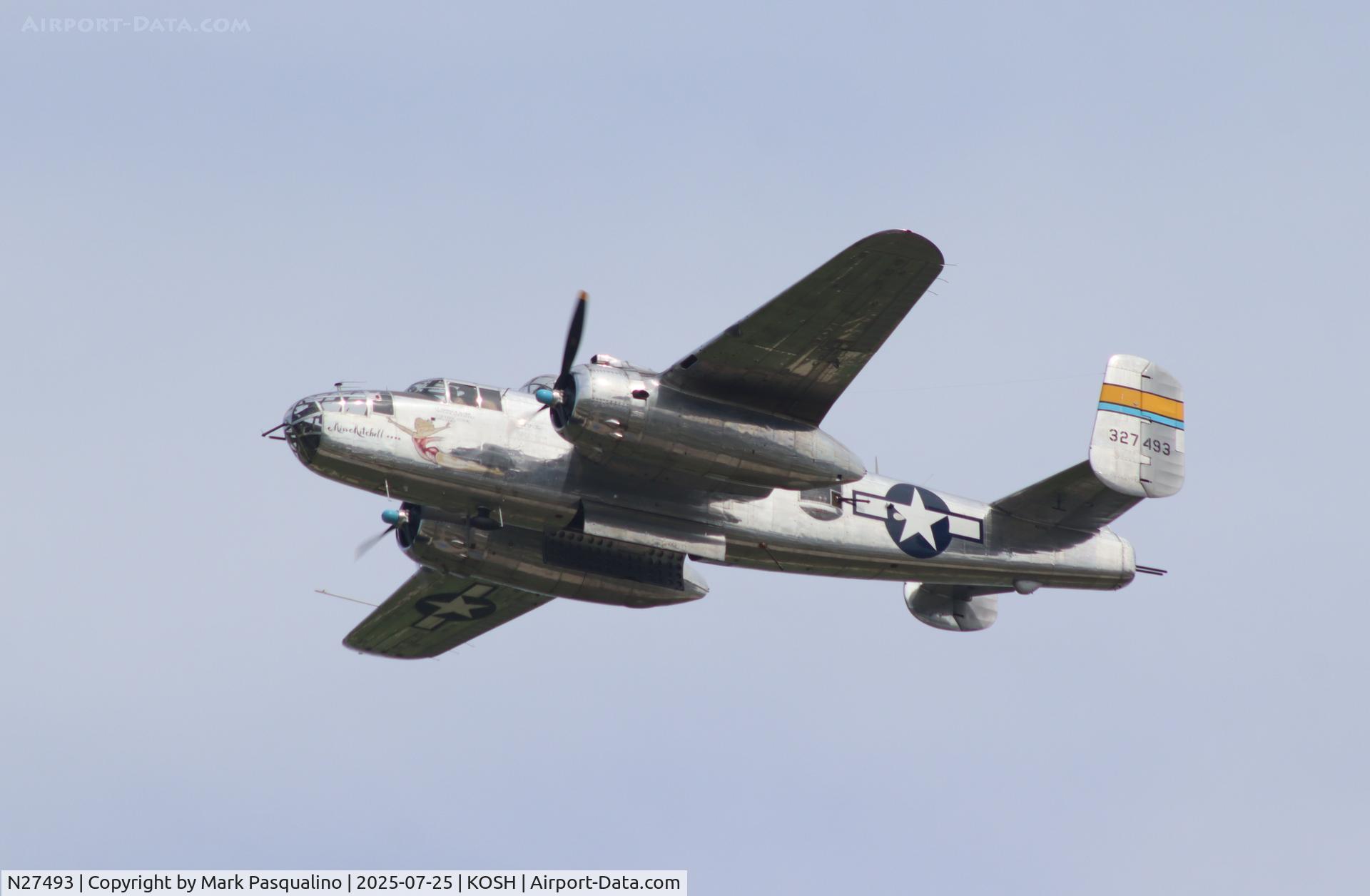 N27493, 1944 North American TB-25K Mitchell C/N 44-29869/108-33144, North American TB-25K