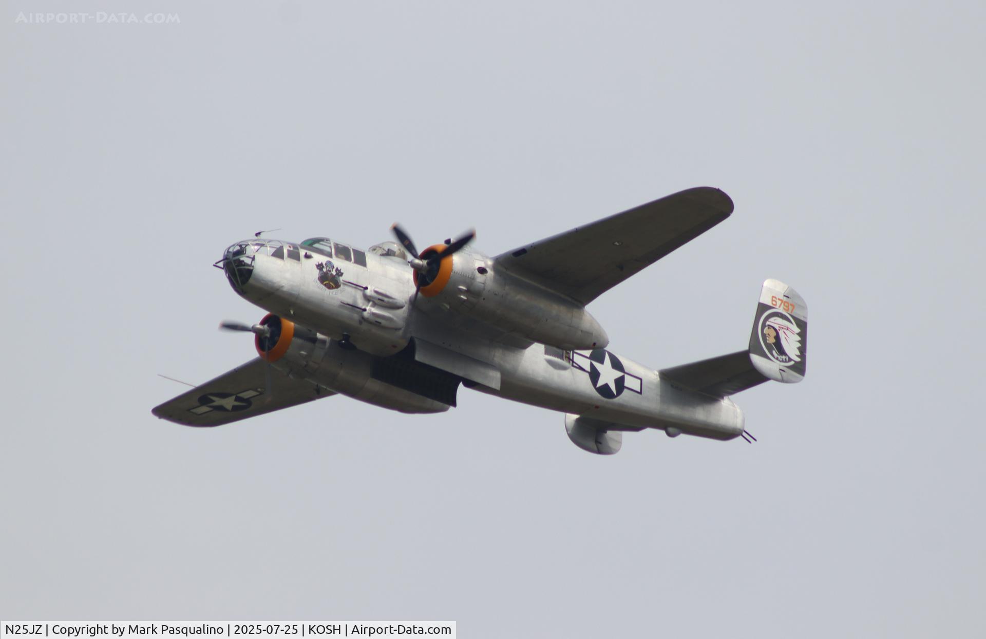 N25JZ, 1944 North American TB-25J Mitchell C/N 44-86797, North American TB-25J