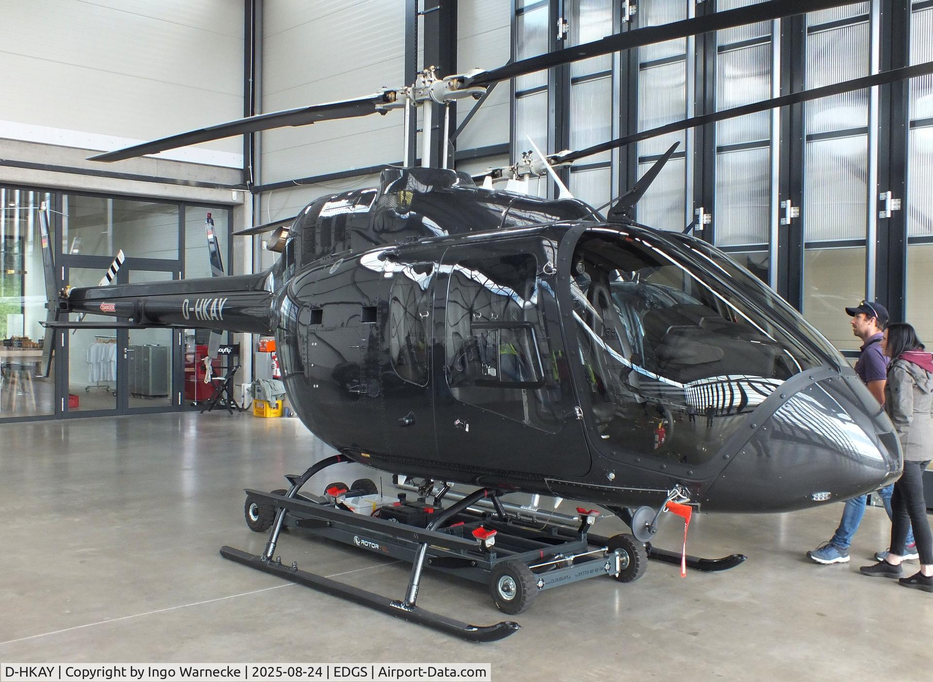 D-HKAY, 2022 Bell 505 Jet Ranger X C/N 65390, Bell 505 Jet Ranger X at the 2025 Flughafenfest (airport open day) at Siegerlandflughafen (Siegerland airport), Burbach