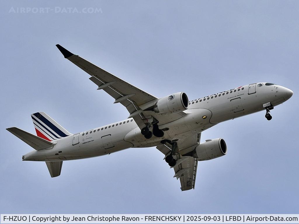 F-HZUO, 2022 Airbus A220-300 C/N 55193, Paris (CDG)	Nantes (NTE)	AF7502 Diverted to BOD