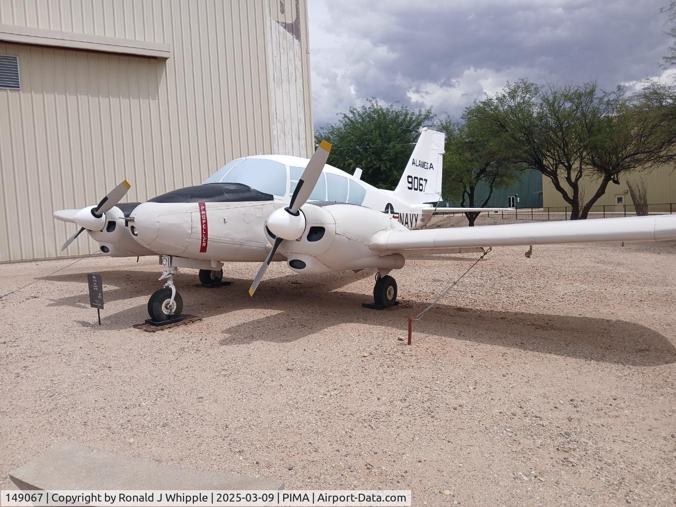 149067, Piper U-11A Aztec (UO-1/PA-23-250) C/N 27-357, U.S. Navy U-11A Bureau No. 149067
