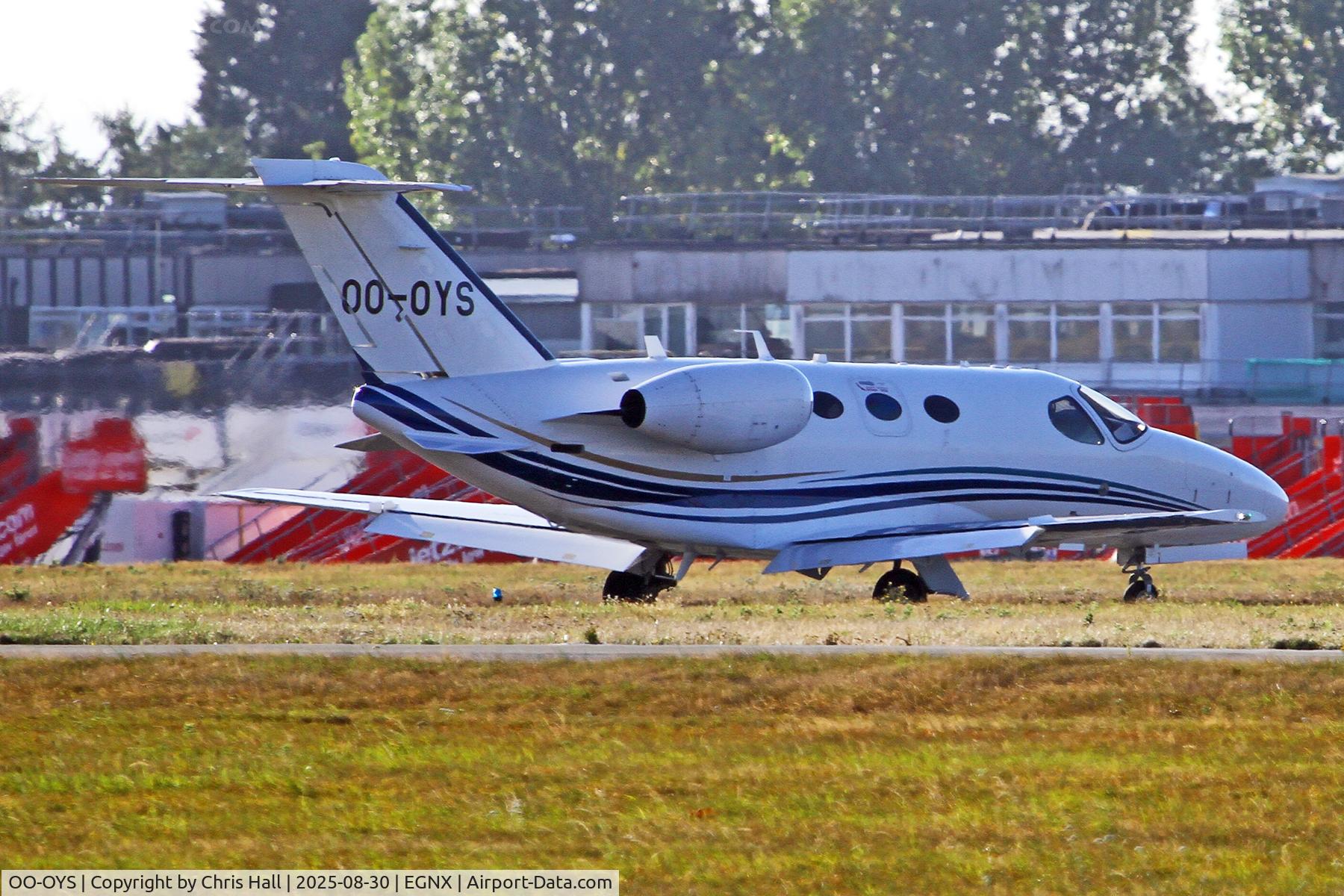 OO-OYS, 2008 Cessna 510 Citation Mustang C/N 510-0086, East Midlands