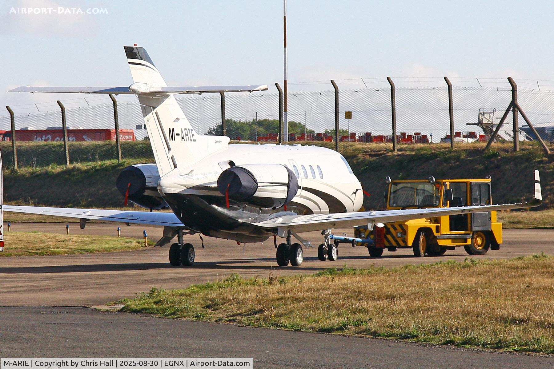 M-ARIE, 2002 Raytheon Hawker 800XP C/N 258600, East Midlands