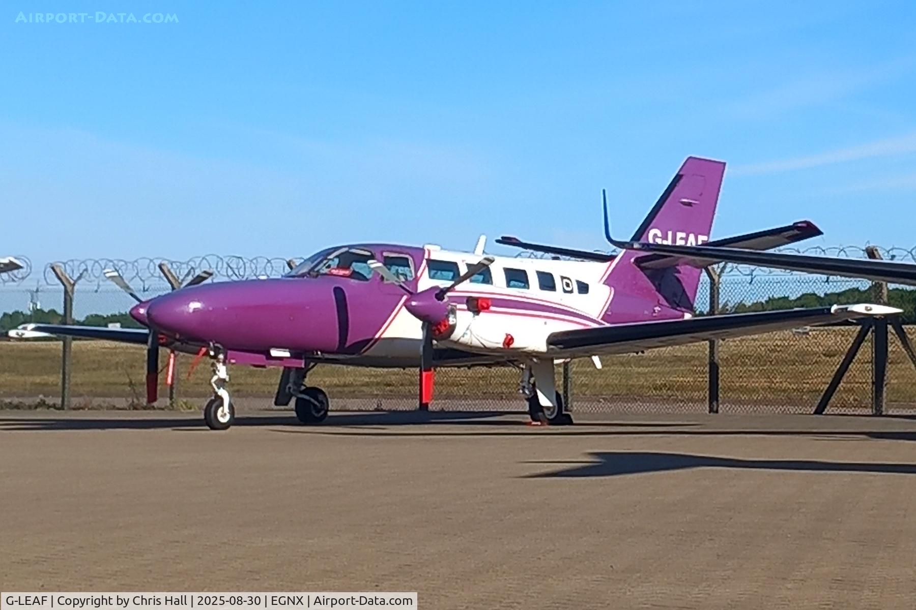 G-LEAF, 1987 Reims F406 Caravan II C/N F406-0018, East Midlands