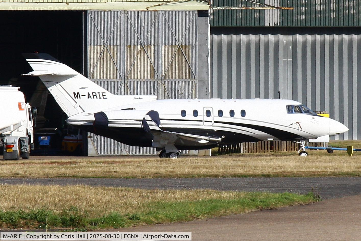 M-ARIE, 2002 Raytheon Hawker 800XP C/N 258600, East Midlands