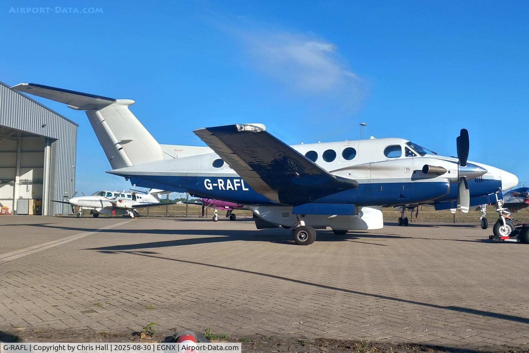 G-RAFL, 2003 Raytheon B200 King Air C/N BB-1832, East Midlands