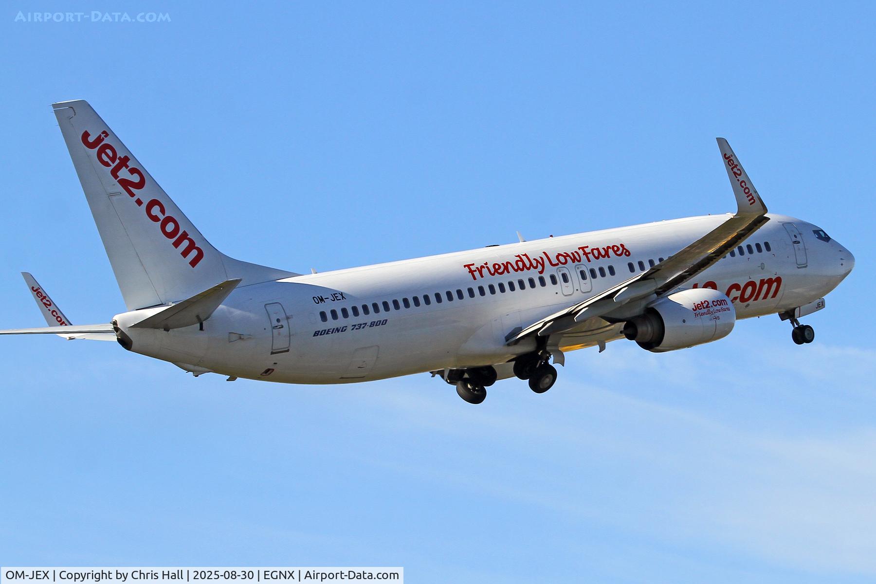 OM-JEX, 2001 Boeing 737-8AS C/N 29932, East Midlands