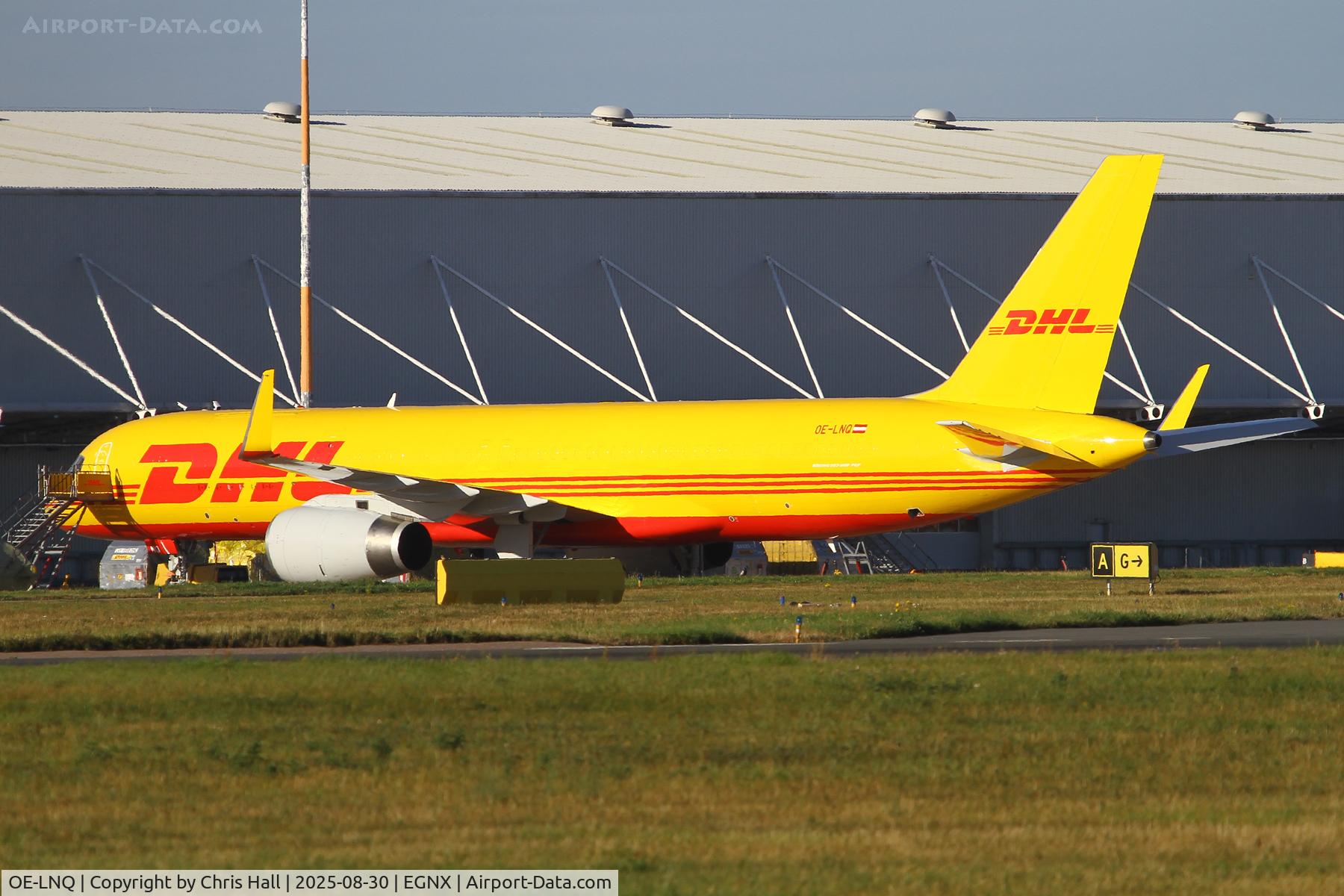OE-LNQ, 2002 Boeing 757-223F C/N 31308, East Midlands