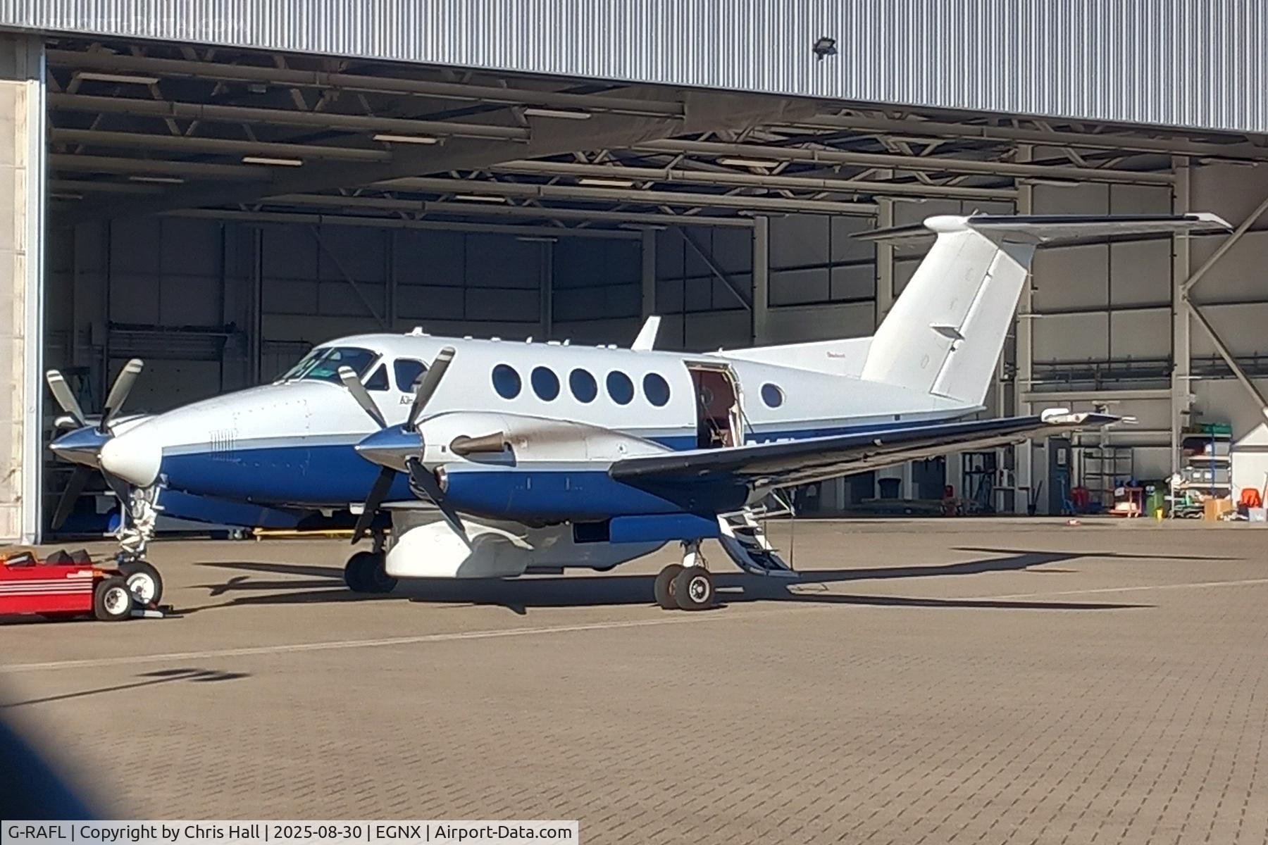 G-RAFL, 2003 Raytheon B200 King Air C/N BB-1832, East Midlands