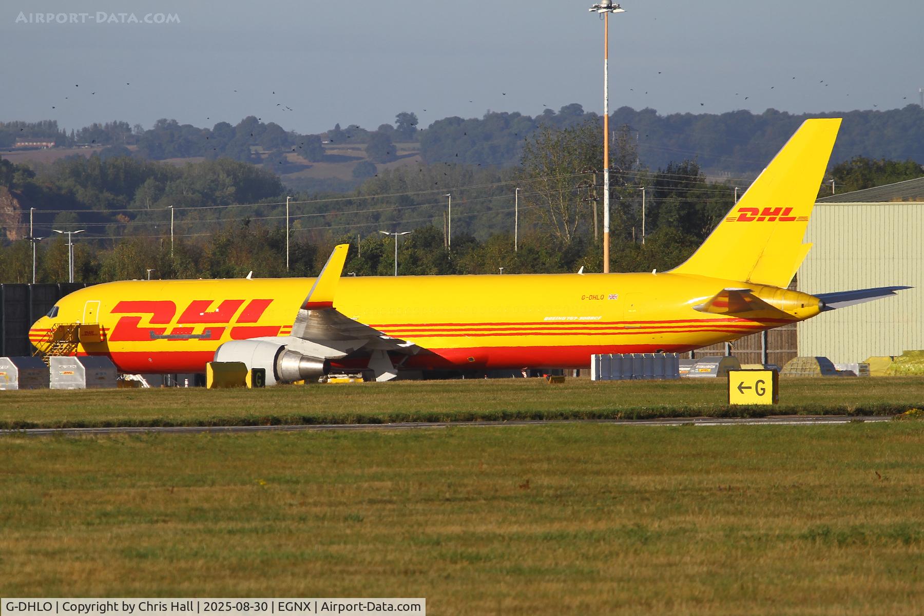 G-DHLO, 2012 Boeing 767-316/ER C/N 40592, East Midlands