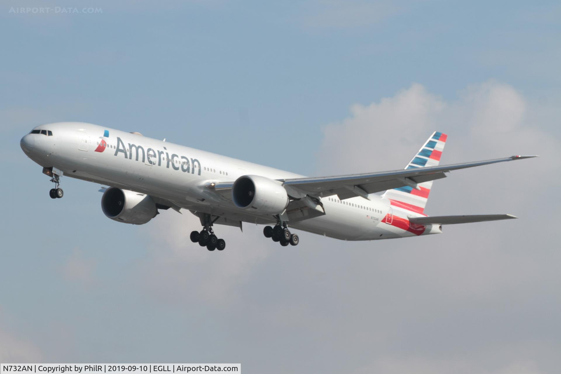 N732AN, 2014 Boeing 777-323/ER C/N 31549, N732AN 2014 Boeing 777-300ER LHR