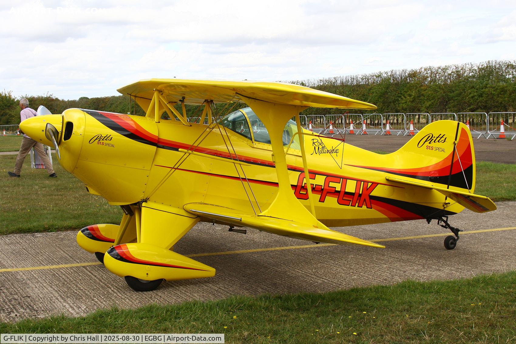 G-FLIK, 1984 Pitts S-1S Special C/N PFA 009-10513, LAA Rally 2025, Leicester