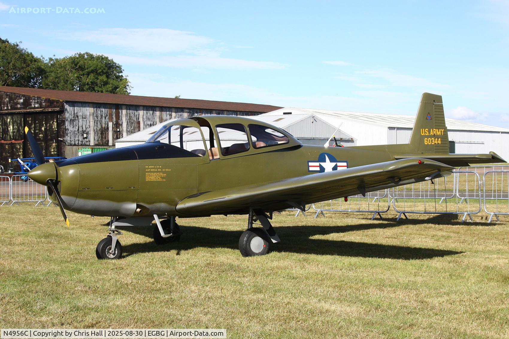 N4956C, North American Navion (NA-145) C/N NAV-4-344, LAA Rally 2025, Leicester