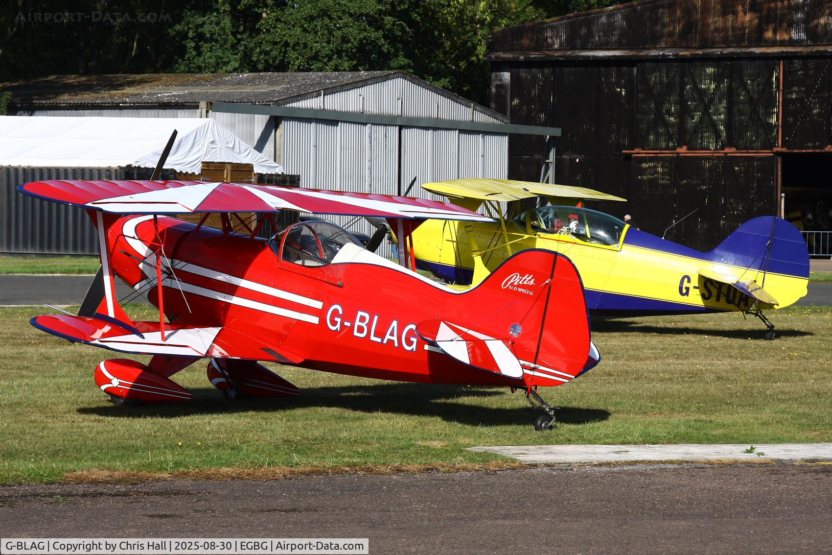 G-BLAG, 1984 Pitts S-1D Special C/N PFA 009-10195, LAA Rally 2025, Leicester