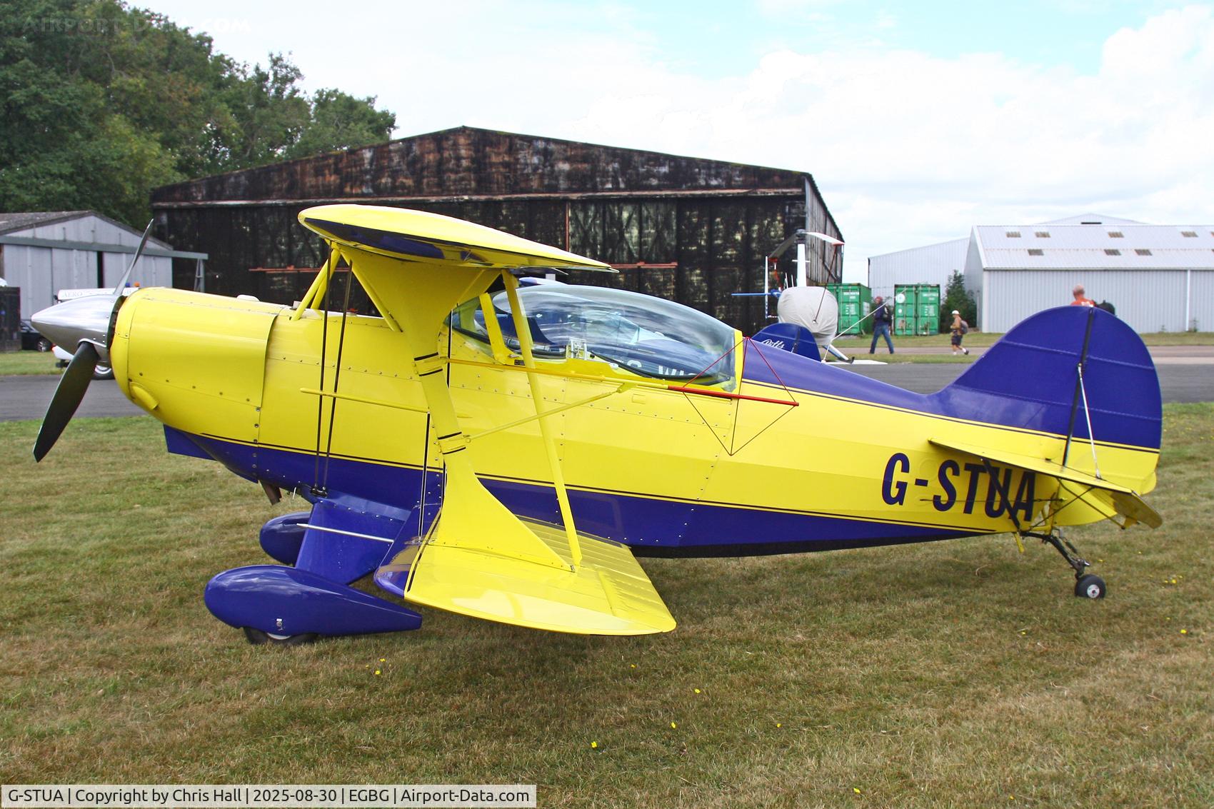 G-STUA, 1978 Aerotek Pitts S-2A Special C/N 2164, LAA Rally 2025, Leicester