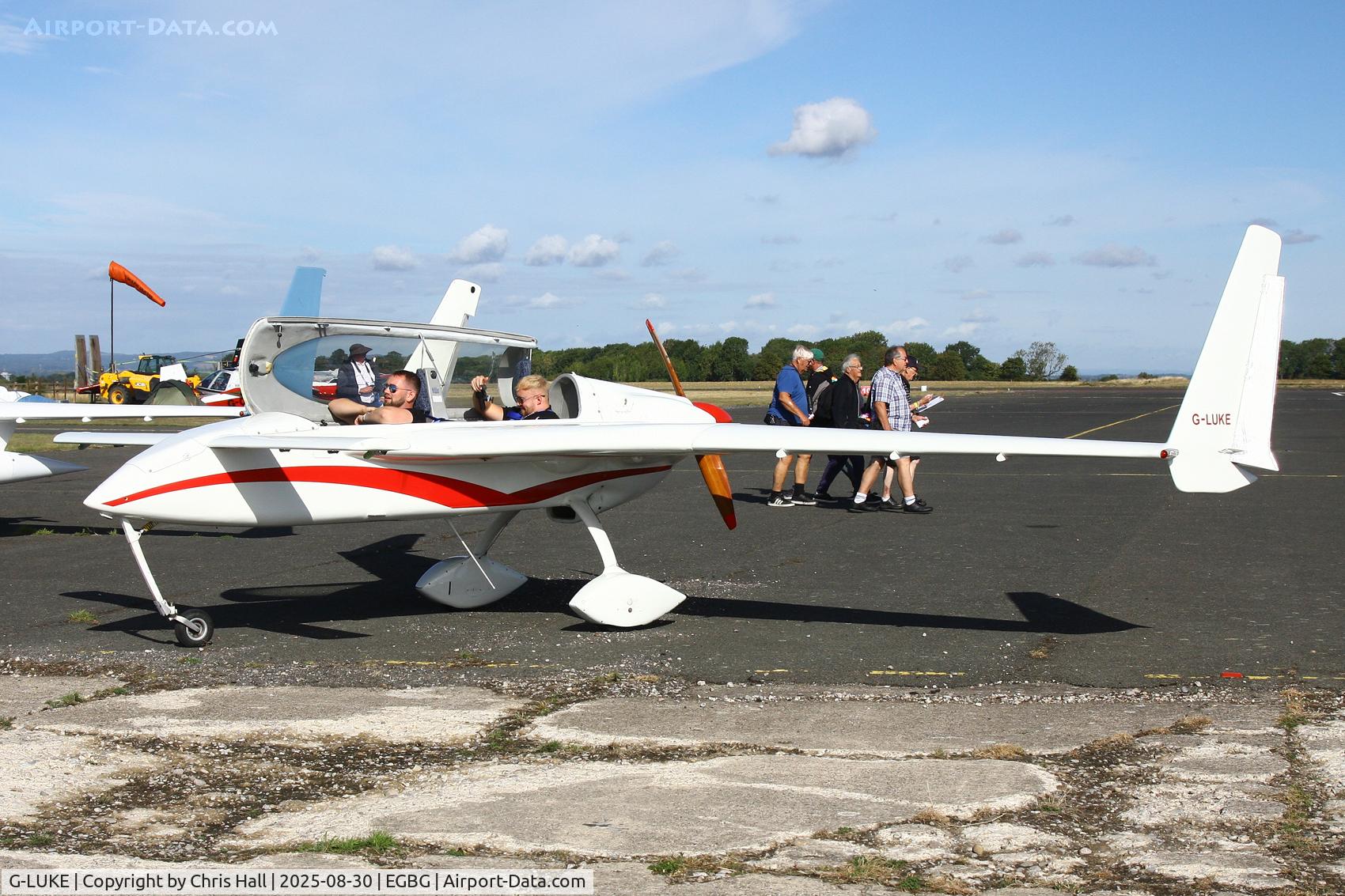 G-LUKE, 1986 Rutan Long-EZ C/N PFA 074A-10978, LAA Rally 2025, Leicester