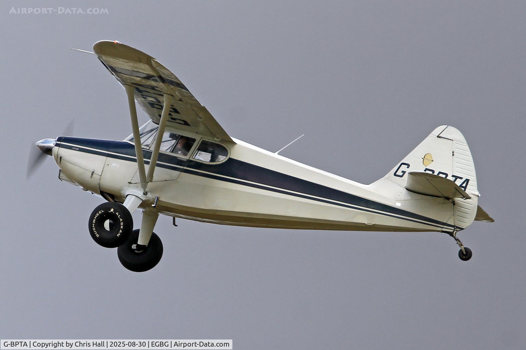 G-BPTA, 1947 Stinson 108-2 Voyager C/N 108-3429, LAA Rally 2025, Leicester