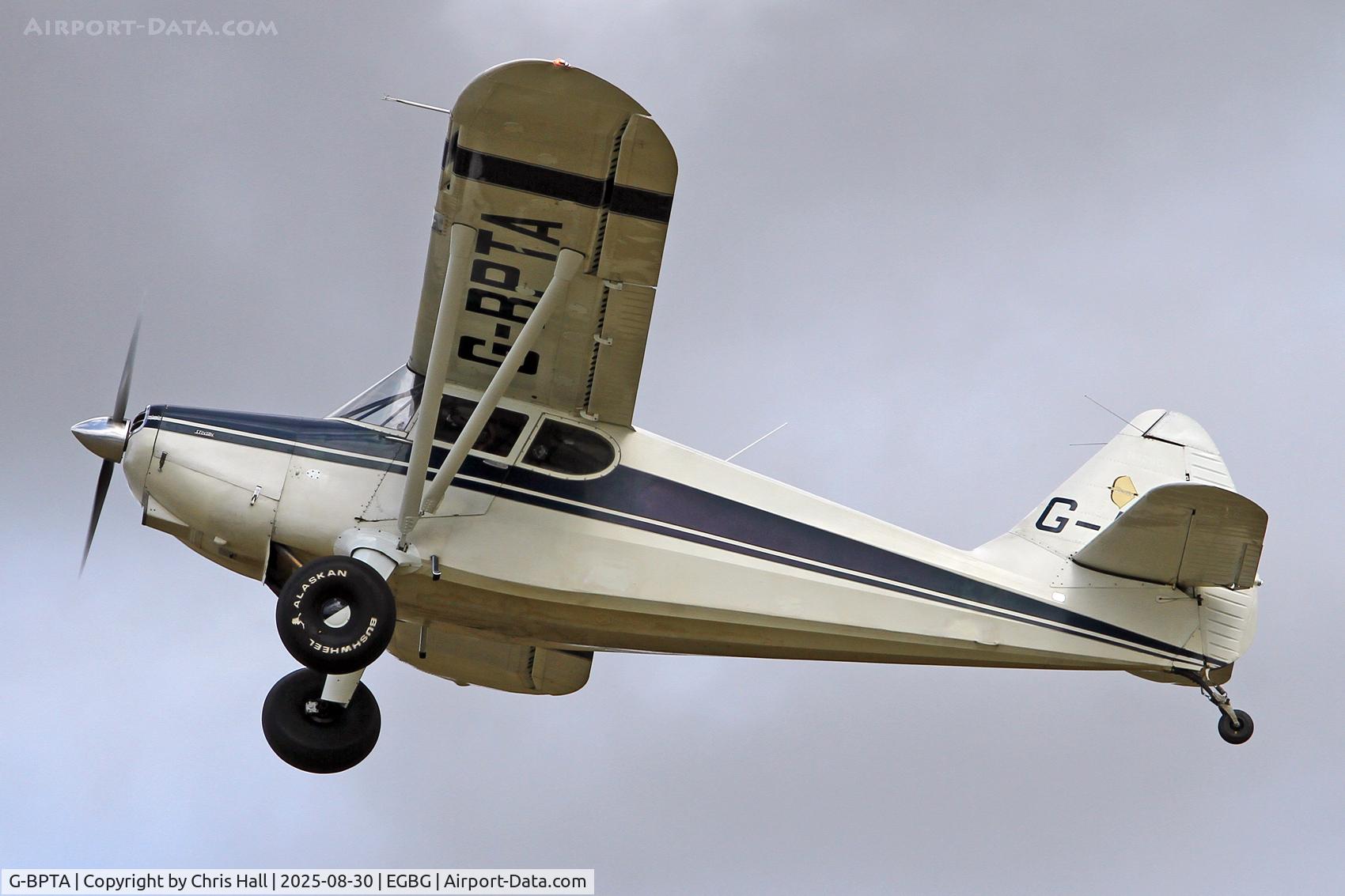 G-BPTA, 1947 Stinson 108-2 Voyager C/N 108-3429, LAA Rally 2025, Leicester