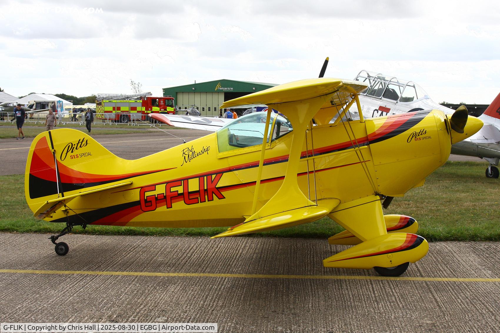 G-FLIK, 1984 Pitts S-1S Special C/N PFA 009-10513, LAA Rally 2025, Leicester
