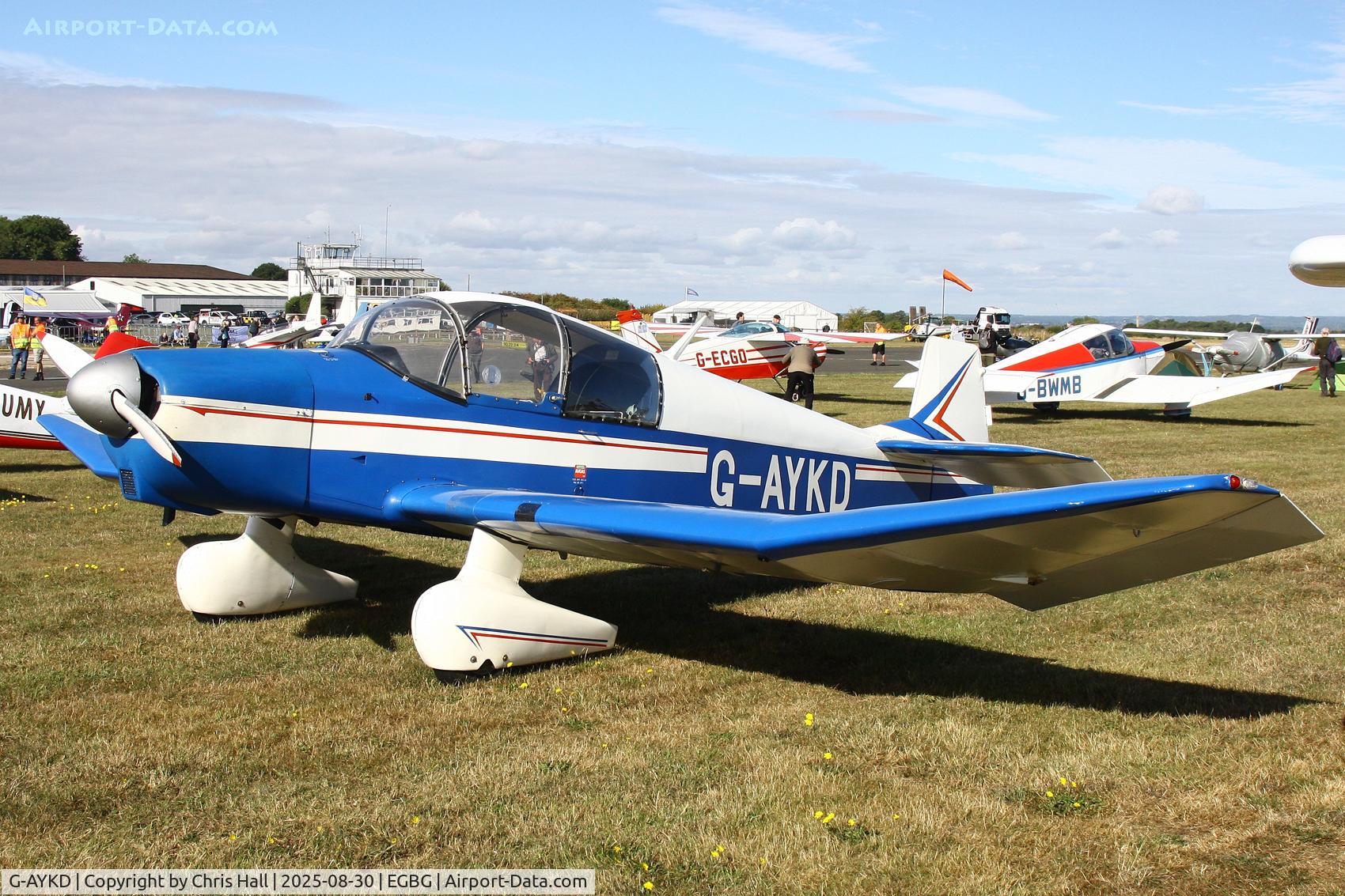 G-AYKD, 1962 Jodel DR-1050 Ambassadeur C/N 351, LAA Rally 2025, Leicester