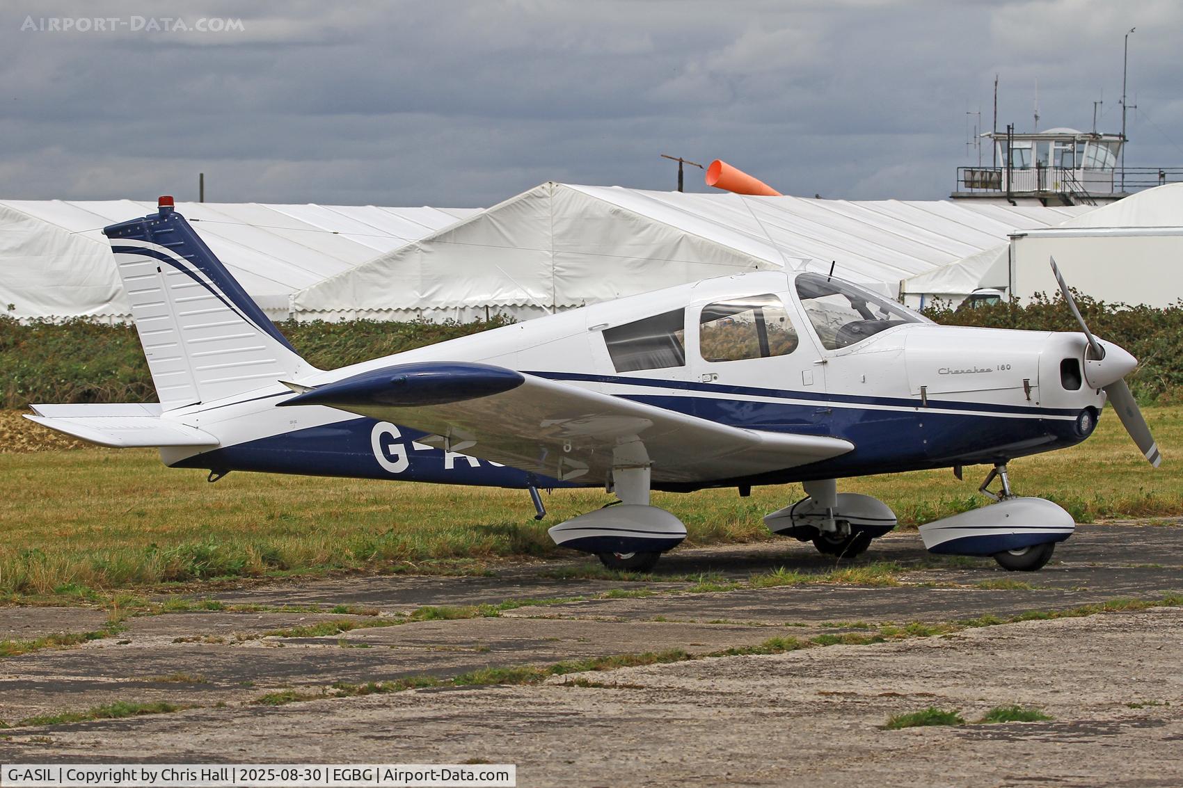 G-ASIL, 1963 Piper PA-28-180 Cherokee C/N 28-1350, LAA Rally 2025, Leicester