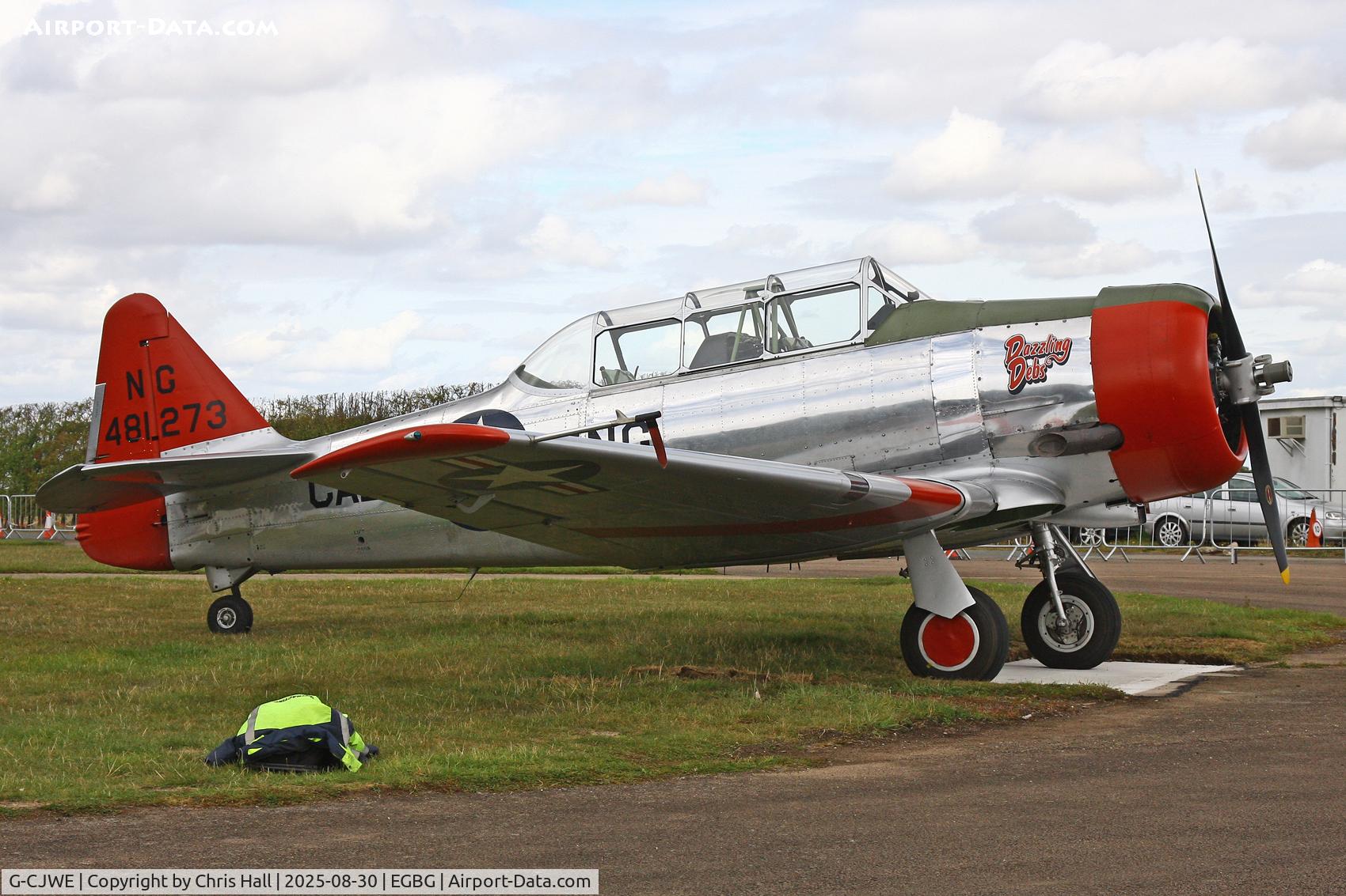 G-CJWE, 1952 Canadian Car & Foundry T-6 Harvard Mk.4 C/N CCF4-97, LAA Rally 2025, Leicester