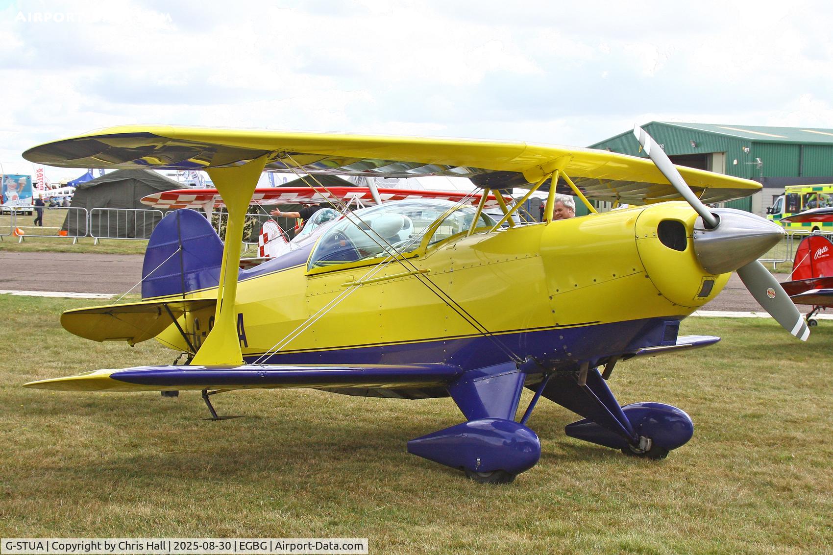 G-STUA, 1978 Aerotek Pitts S-2A Special C/N 2164, LAA Rally 2025, Leicester